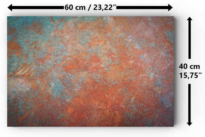 Magnetic Metal Board – Dry-Erase Wall Board & Strong Magnet Bulletin Board for Offices, Homes & Classrooms – Modern & Durable Wall Organizer : Oxidized metal