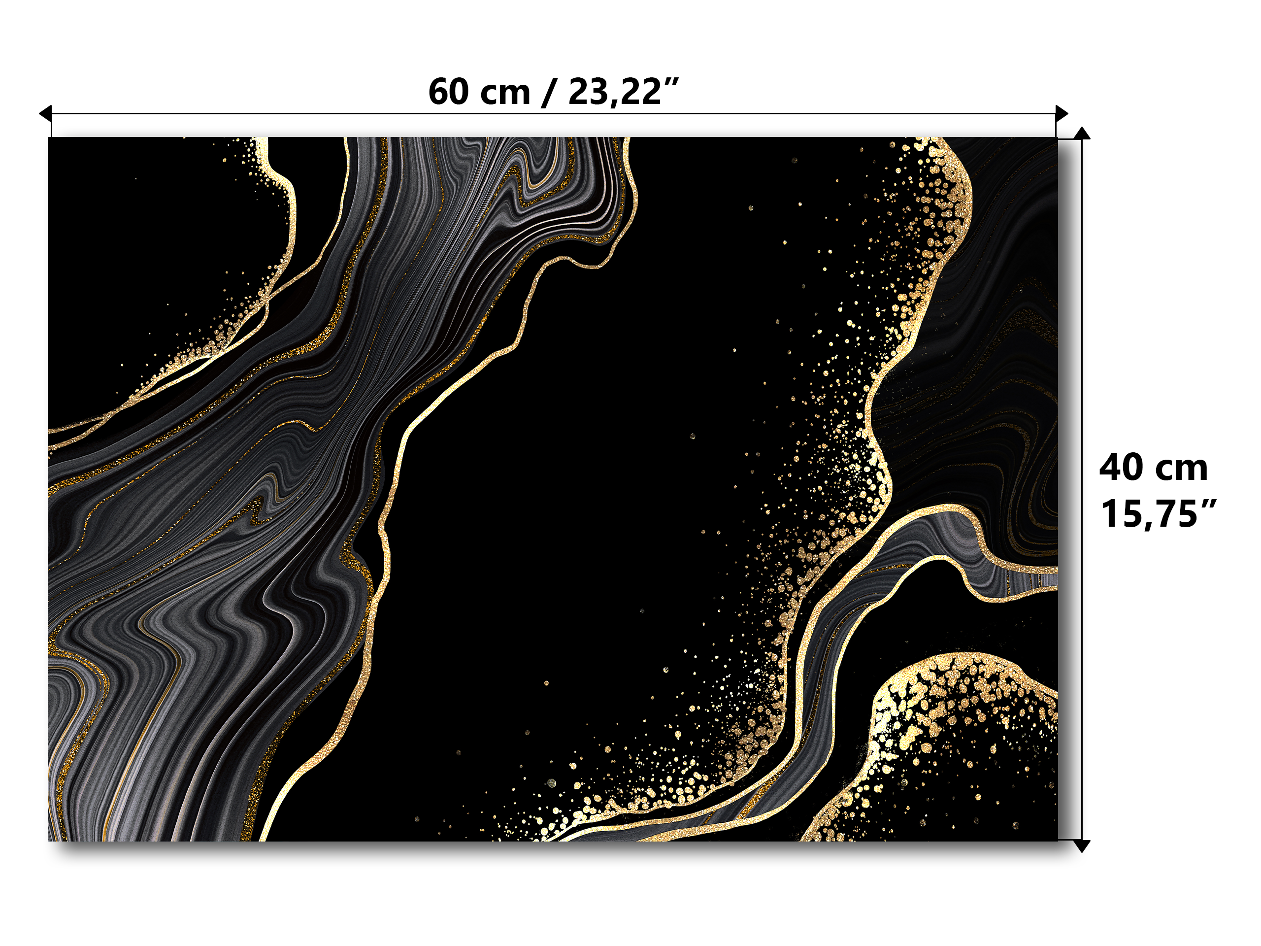 Magnetic Metal Board – Dry-Erase Wall Board & Strong Magnet Bulletin Board for Offices, Homes & Classrooms – Modern & Durable Wall Organizer : Glossy waves
