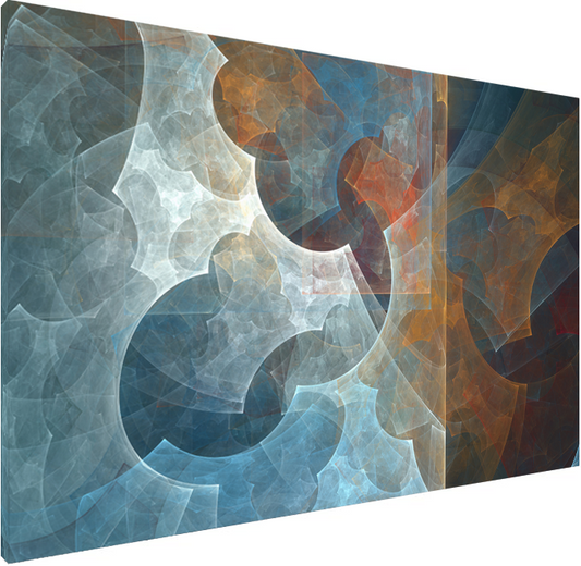 Magnetic Metal Board – Dry-Erase Wall Board & Strong Magnet Bulletin Board for Offices, Homes & Classrooms – Modern & Durable Wall Organizer : Abstraction 1