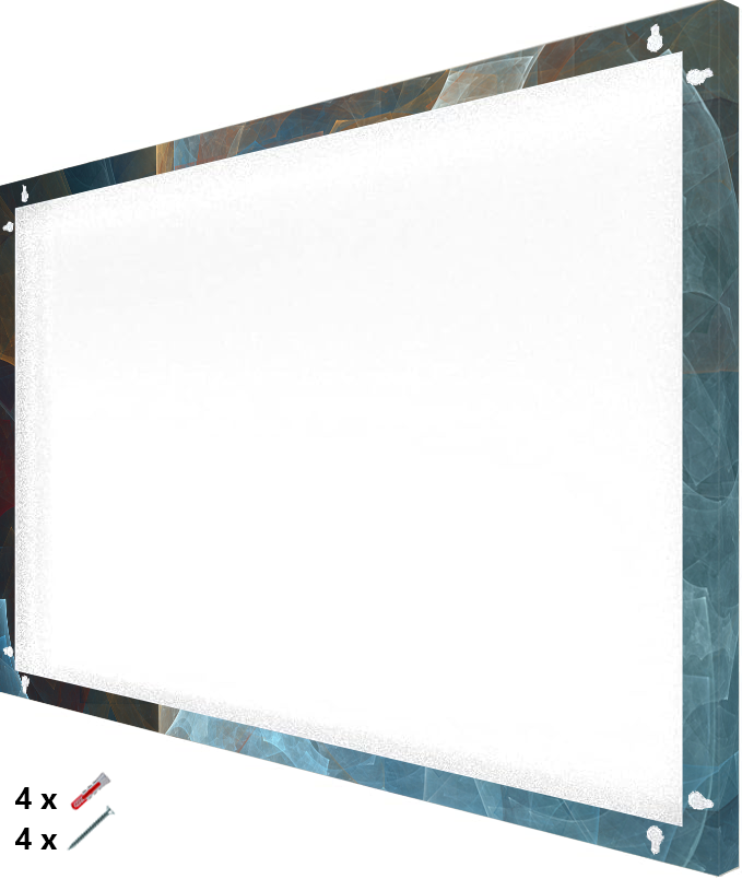 Magnetic Metal Board – Dry-Erase Wall Board & Strong Magnet Bulletin Board for Offices, Homes & Classrooms – Modern & Durable Wall Organizer : Abstraction 1