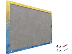 Magnetic Metal Board – Dry-Erase Wall Board & Strong Magnet Bulletin Board for Offices, Homes & Classrooms – Modern & Durable Wall Organizer : Tropical butterfly 2