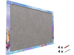 Magnetic Metal Board – Dry-Erase Wall Board & Strong Magnet Bulletin Board for Offices, Homes & Classrooms – Modern & Durable Wall Organizer : Impressionist seascape