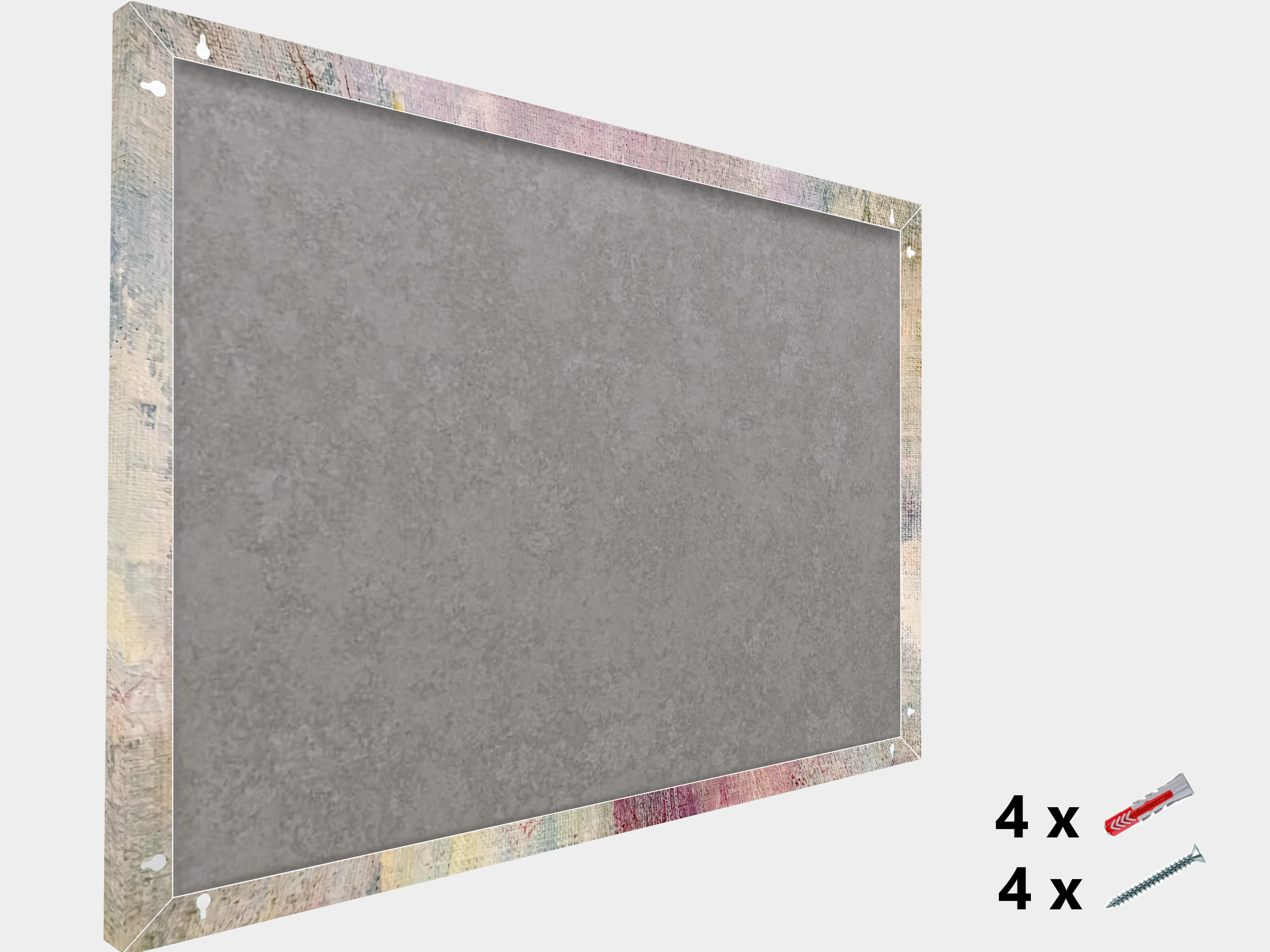 Concept Crystal ® 2-in-1 Magnetic Metal Whiteboard & Bulletin Board – Strong Magnet Board with Dry-Erase Surface for Notes, Schedules, & Photos – Ideal for Home & Office : Painting on canvas 1