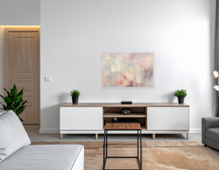 Concept Crystal ® 2-in-1 Magnetic Metal Whiteboard & Bulletin Board – Strong Magnet Board with Dry-Erase Surface for Notes, Schedules, & Photos – Ideal for Home & Office : Painting on canvas 1