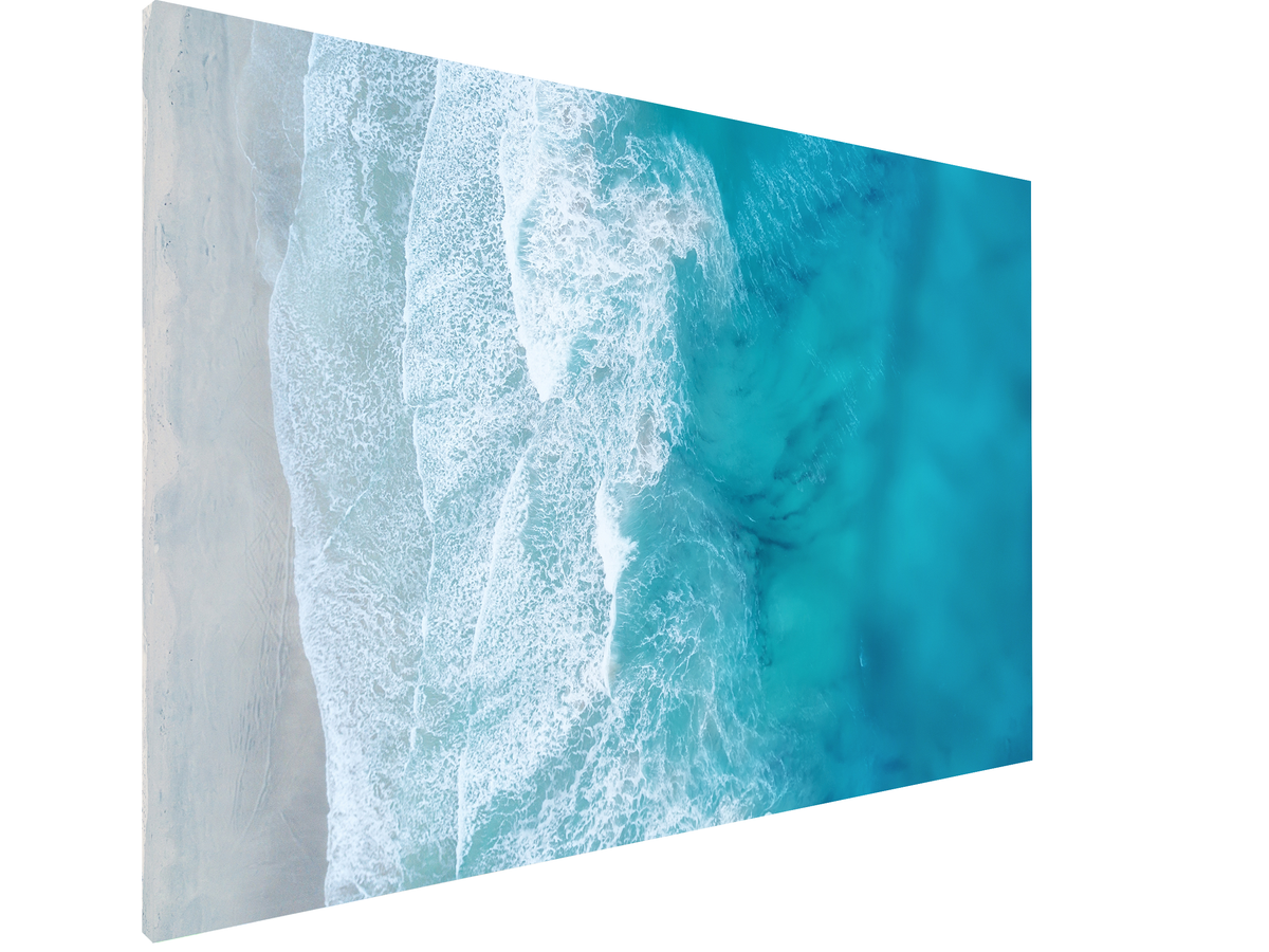 Magnetic Metal Board – Dry-Erase Wall Board & Strong Magnet Bulletin Board for Offices, Homes & Classrooms – Modern & Durable Wall Organizer : Rough sea