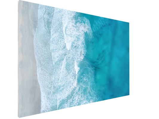 Magnetic Metal Board – Dry-Erase Wall Board & Strong Magnet Bulletin Board for Offices, Homes & Classrooms – Modern & Durable Wall Organizer : Rough sea