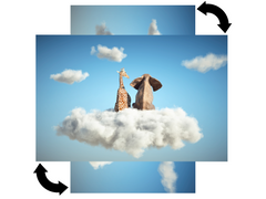 Magnetic Metal Board – Dry-Erase Wall Board & Strong Magnet Bulletin Board for Offices, Homes & Classrooms – Modern & Durable Wall Organizer : Cloud of Friendship