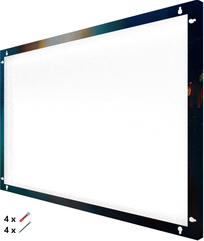 Magnetic Metal Board – Dry-Erase Wall Board & Strong Magnet Bulletin Board for Offices, Homes & Classrooms – Modern & Durable Wall Organizer : Multicolored Eye