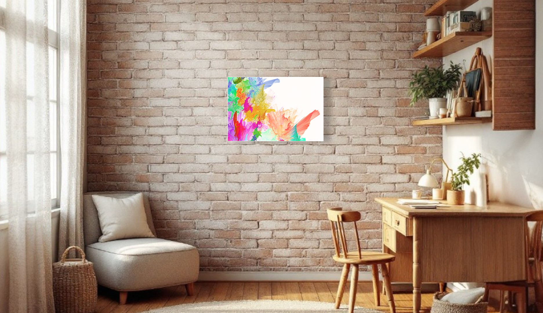 Magnetic Metal Board – Dry-Erase Wall Board & Strong Magnet Bulletin Board for Offices, Homes & Classrooms – Modern & Durable Wall Organizer : Colourful background