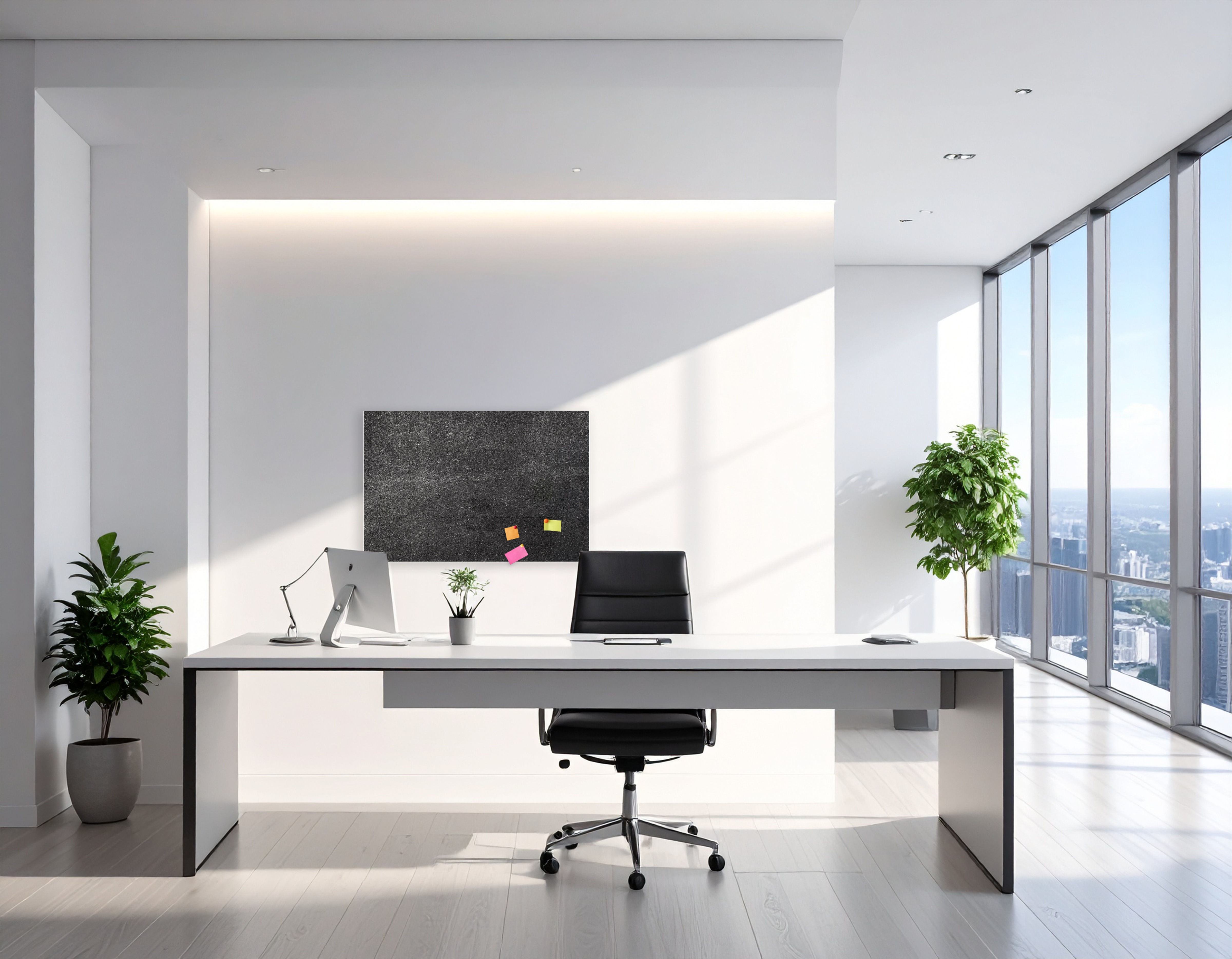 Magnetische Metalltafel – Trocken abwischbare Wandtafel und starke Magnet-Pinnwand für Büros, Zuhause und Klassenzimmer – Moderner und langlebiger Wand-Organizer: Gemalte Katze