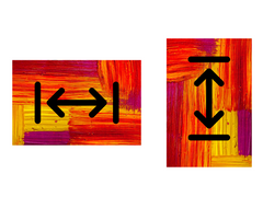 Magnetic Metal Board – Dry-Erase Wall Board & Strong Magnet Bulletin Board for Offices, Homes & Classrooms – Modern & Durable Wall Organizer : Abstract colour texture