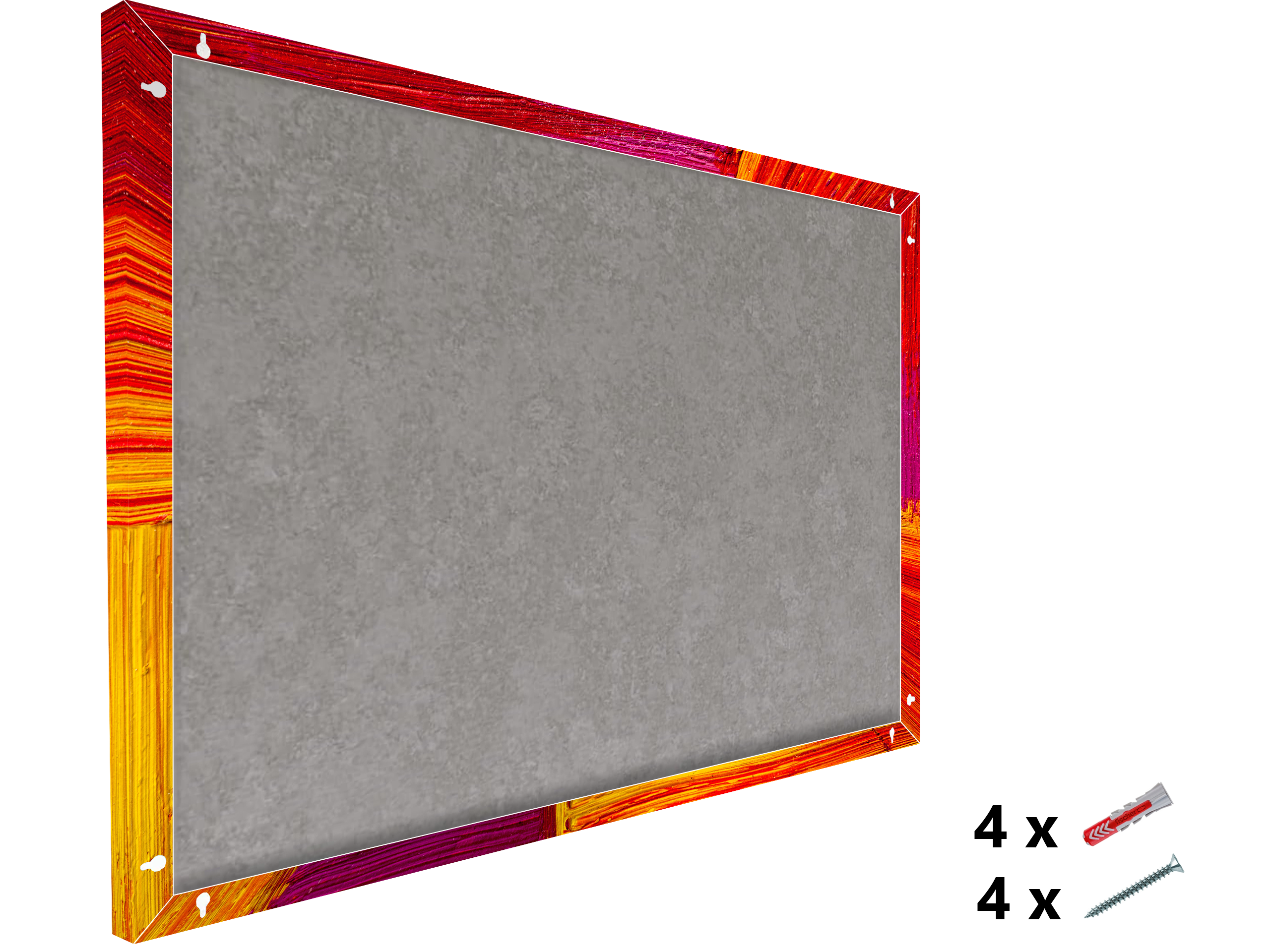 Magnetic Metal Board – Dry-Erase Wall Board & Strong Magnet Bulletin Board for Offices, Homes & Classrooms – Modern & Durable Wall Organizer : Abstract colour texture