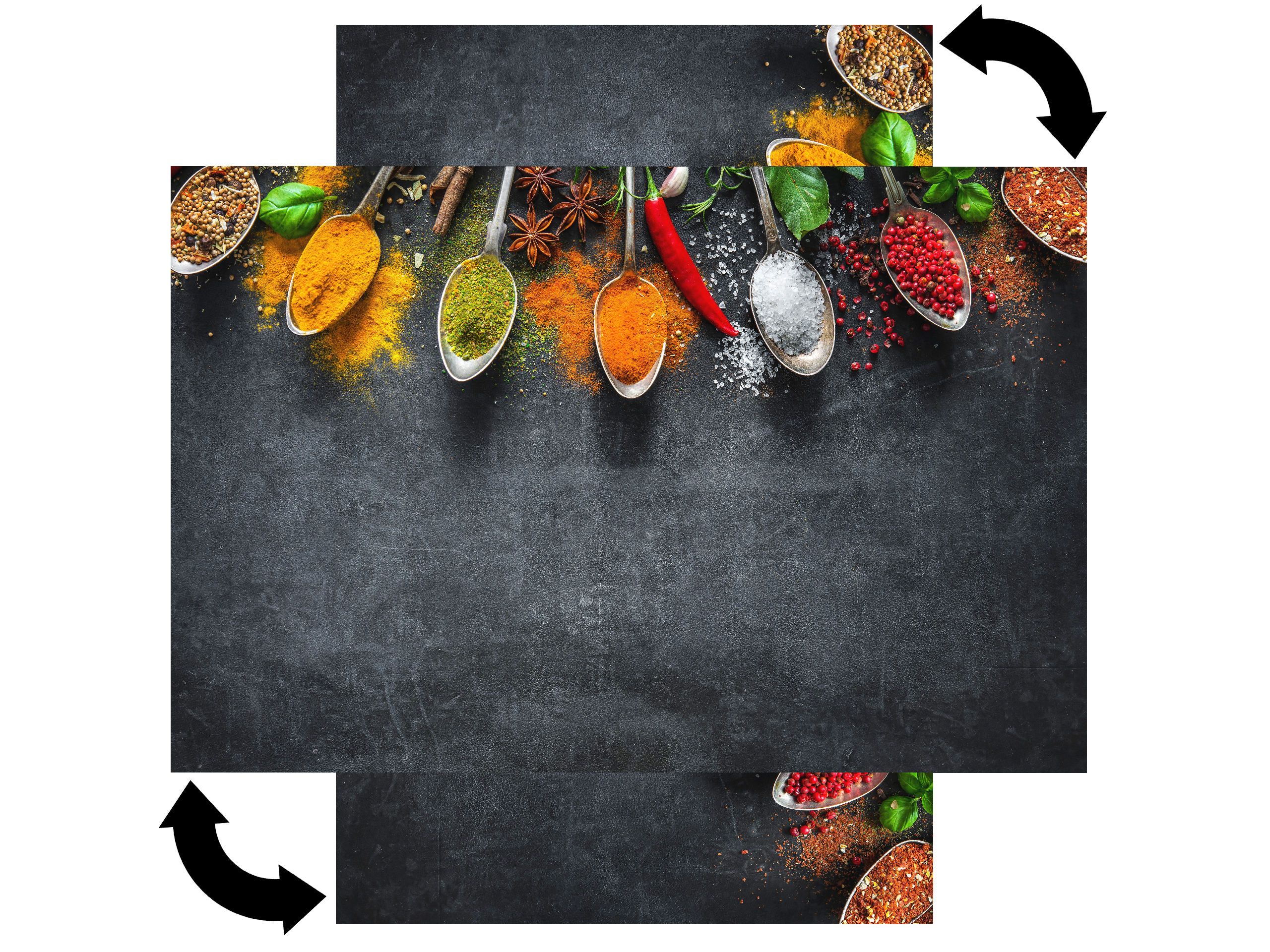 Magnetic Metal Board – Dry-Erase Wall Board & Strong Magnet Bulletin Board for Offices, Homes & Classrooms – Modern & Durable Wall Organizer : Herbs and spices