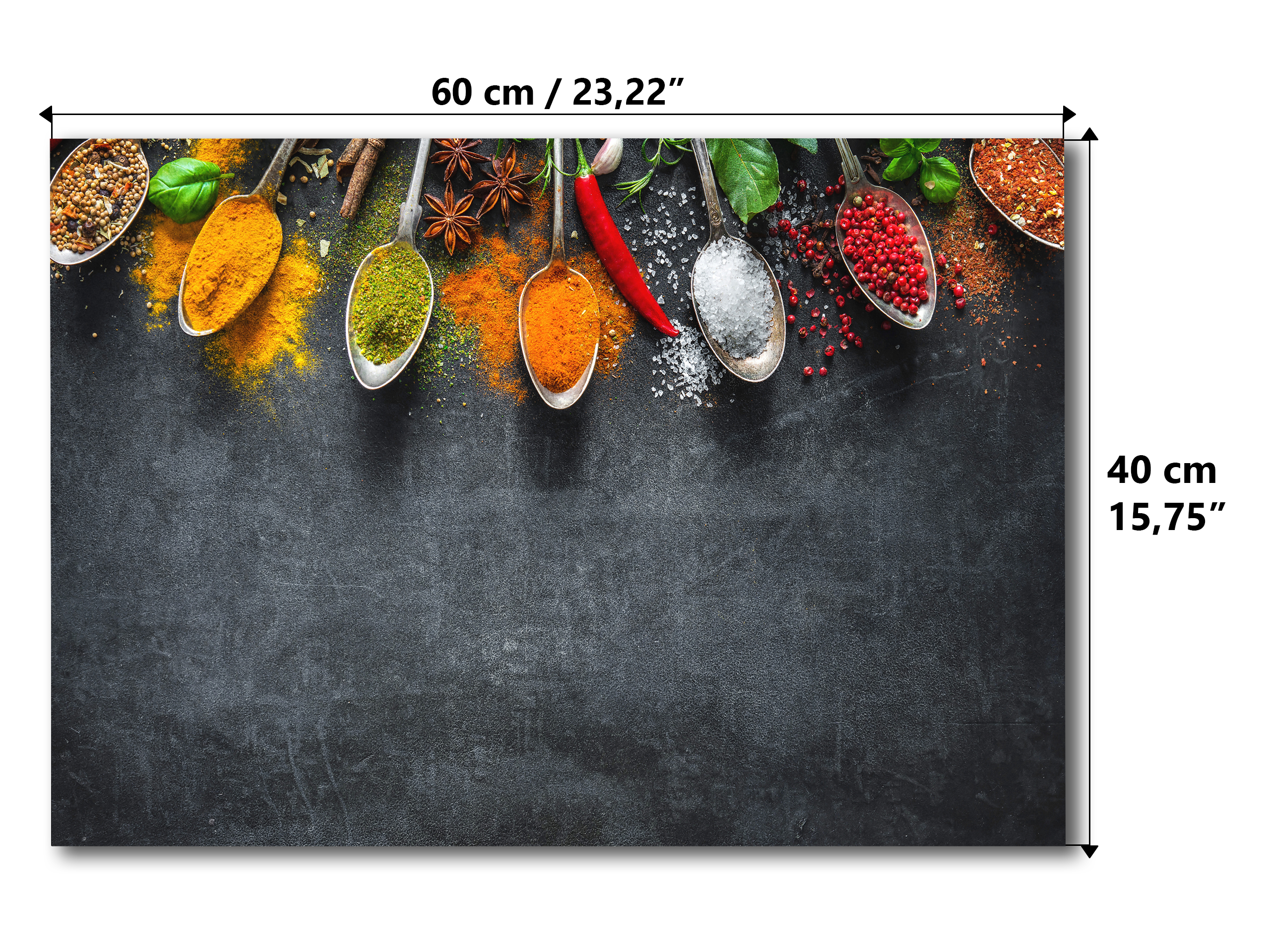 Magnetic Metal Board – Dry-Erase Wall Board & Strong Magnet Bulletin Board for Offices, Homes & Classrooms – Modern & Durable Wall Organizer : Herbs and spices