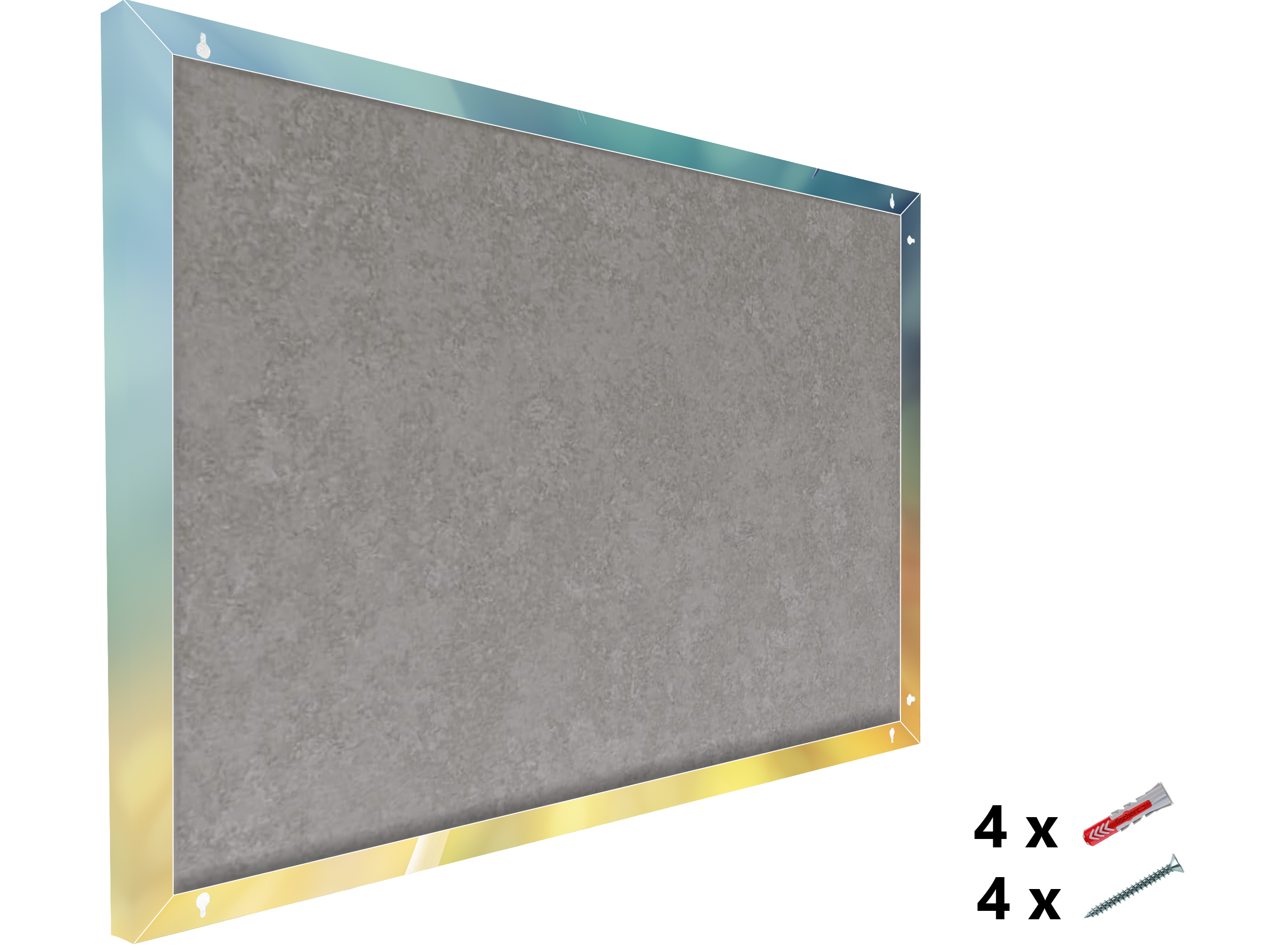 Magnetic Metal Board – Dry-Erase Wall Board & Strong Magnet Bulletin Board for Offices, Homes & Classrooms – Modern & Durable Wall Organizer : Dandelion