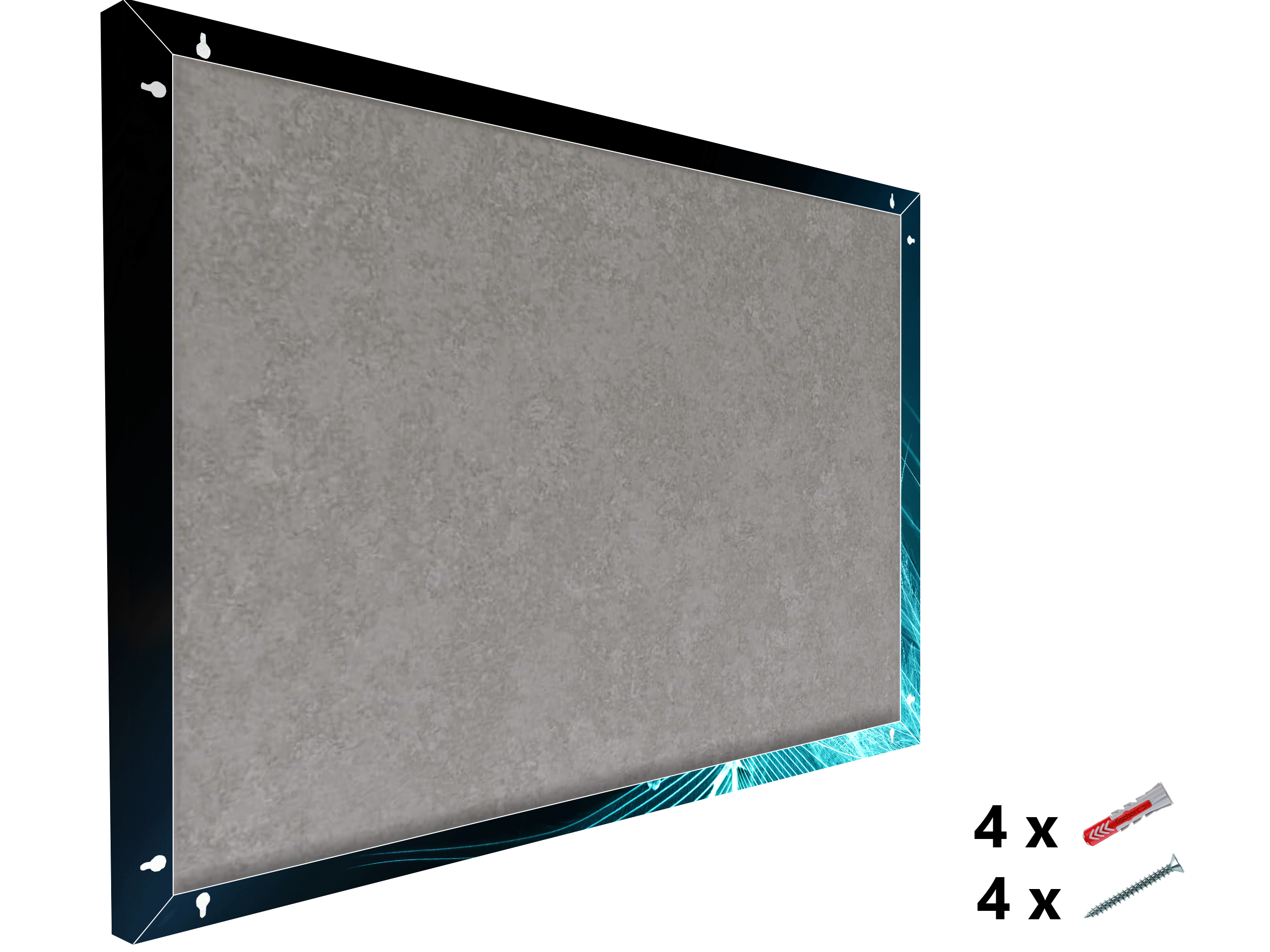 Magnetic Metal Board – Dry-Erase Wall Board & Strong Magnet Bulletin Board for Offices, Homes & Classrooms – Modern & Durable Wall Organizer : Feather water drops