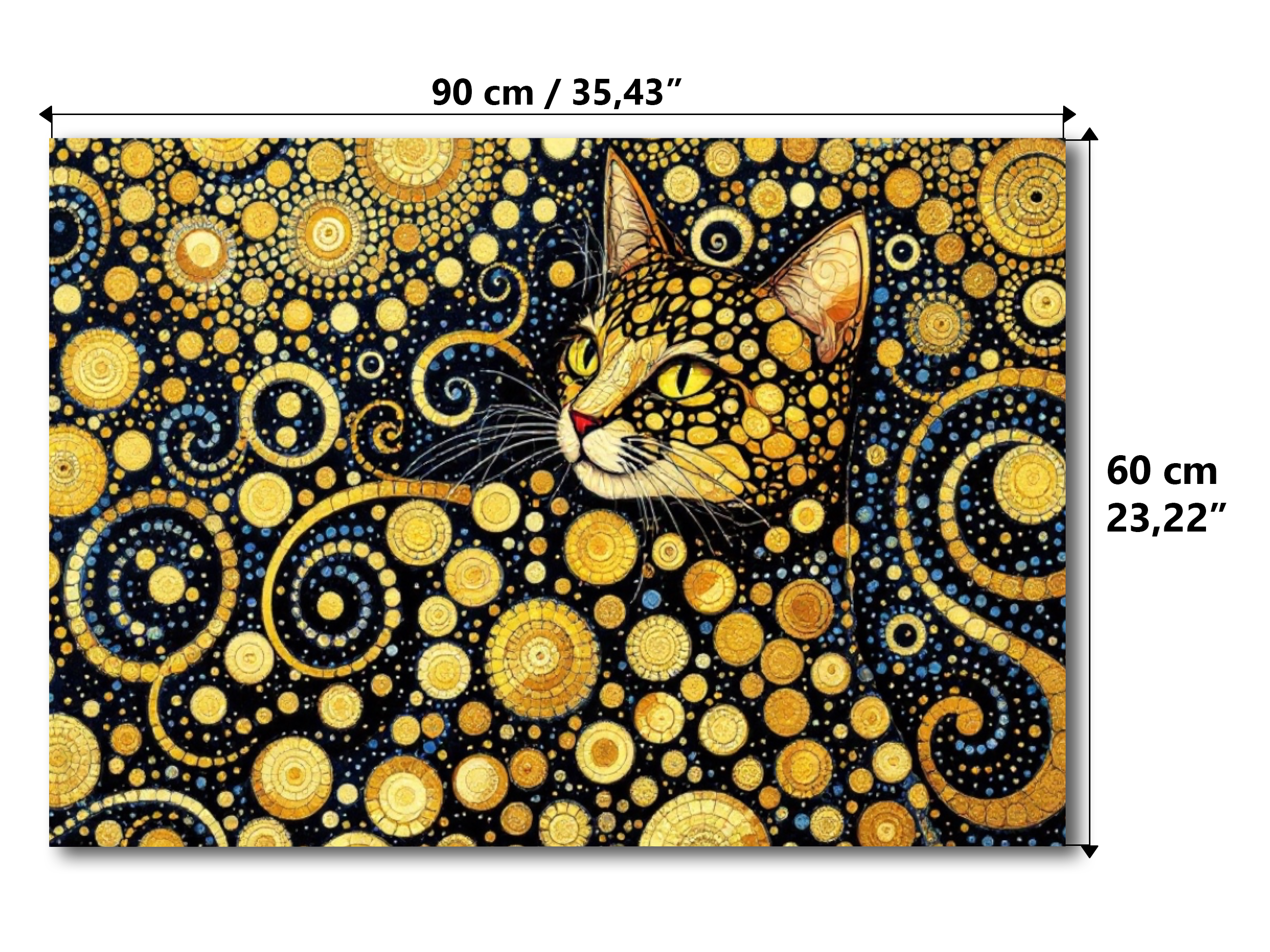 Magnetic Metal Board – Dry-Erase Wall Board & Strong Magnet Bulletin Board for Offices, Homes & Classrooms – Modern & Durable Wall Organizer : Coin cat