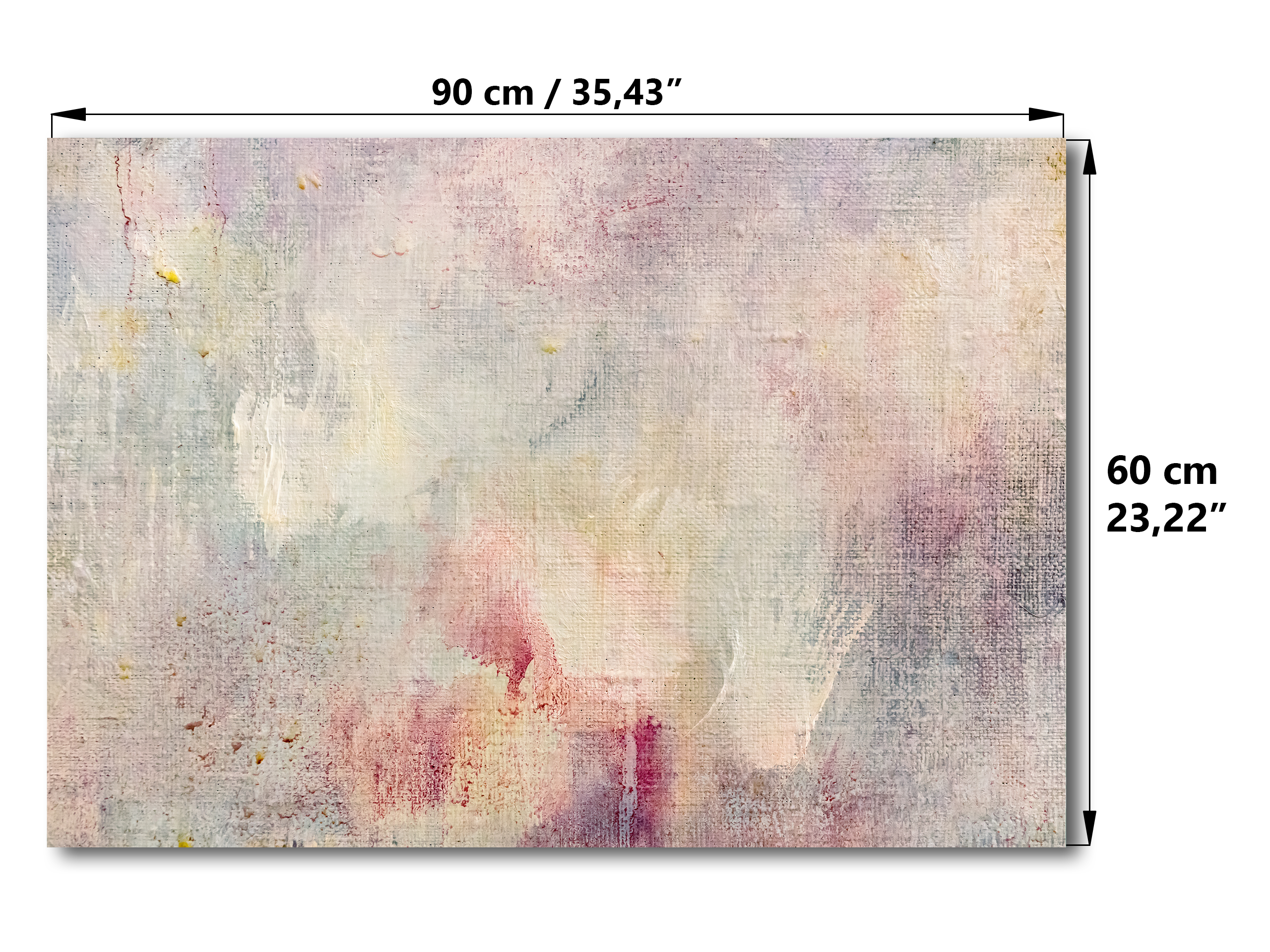 Concept Crystal ® 2-in-1 Magnetic Metal Whiteboard & Bulletin Board – Strong Magnet Board with Dry-Erase Surface for Notes, Schedules, & Photos – Ideal for Home & Office : Painting on canvas 1