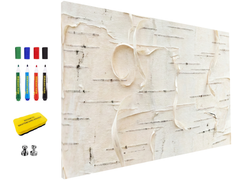 Magnetische Metalltafel – Trocken abwischbare Wandtafel und starke Magnet-Pinnwand für Büros, Zuhause und Klassenzimmer – Moderner und langlebiger Wand-Organizer: Gemalte Katze