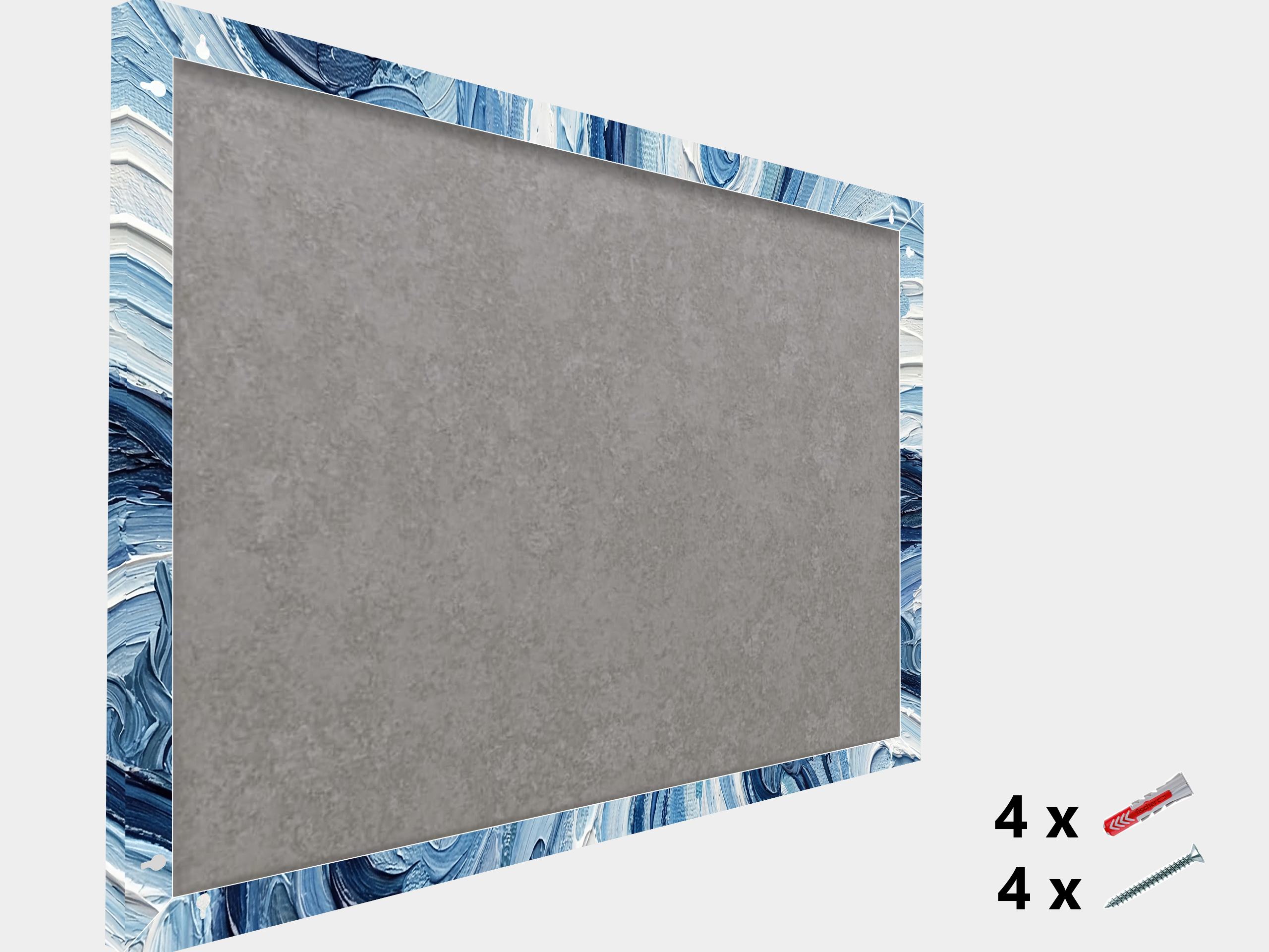 Magnetische Metalltafel – Trocken abwischbare Wandtafel und starke Magnet-Pinnwand für Büros, Zuhause und Klassenzimmer – Moderner und langlebiger Wand-Organizer: Gemalte Katze