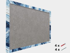 Magnetische Metalltafel – Trocken abwischbare Wandtafel und starke Magnet-Pinnwand für Büros, Zuhause und Klassenzimmer – Moderner und langlebiger Wand-Organizer: Gemalte Katze