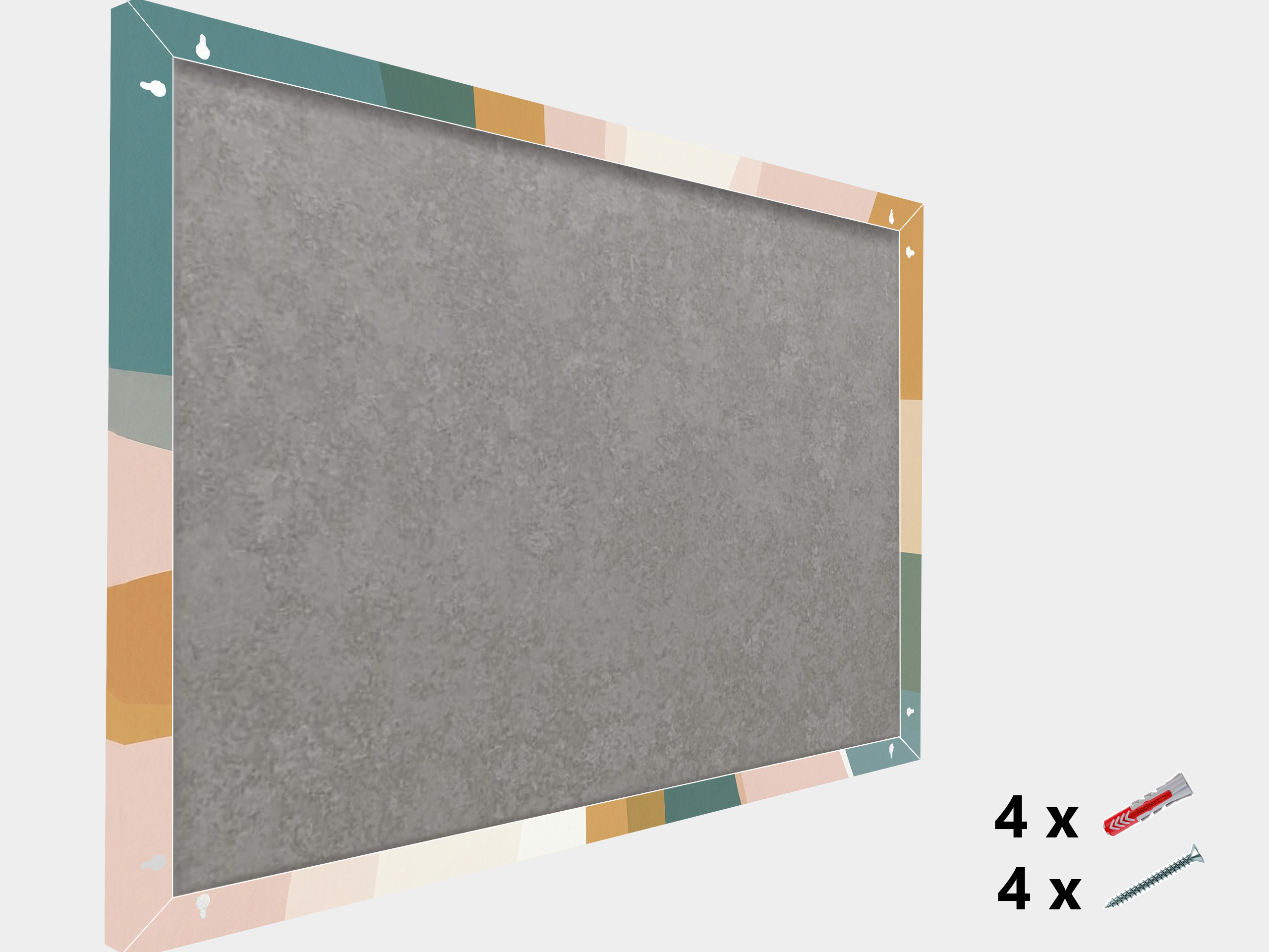 Magnetische Metalltafel – Trocken abwischbare Wandtafel und starke Magnet-Pinnwand für Büros, Zuhause und Klassenzimmer – Moderner und langlebiger Wand-Organizer: Gemalte Katze