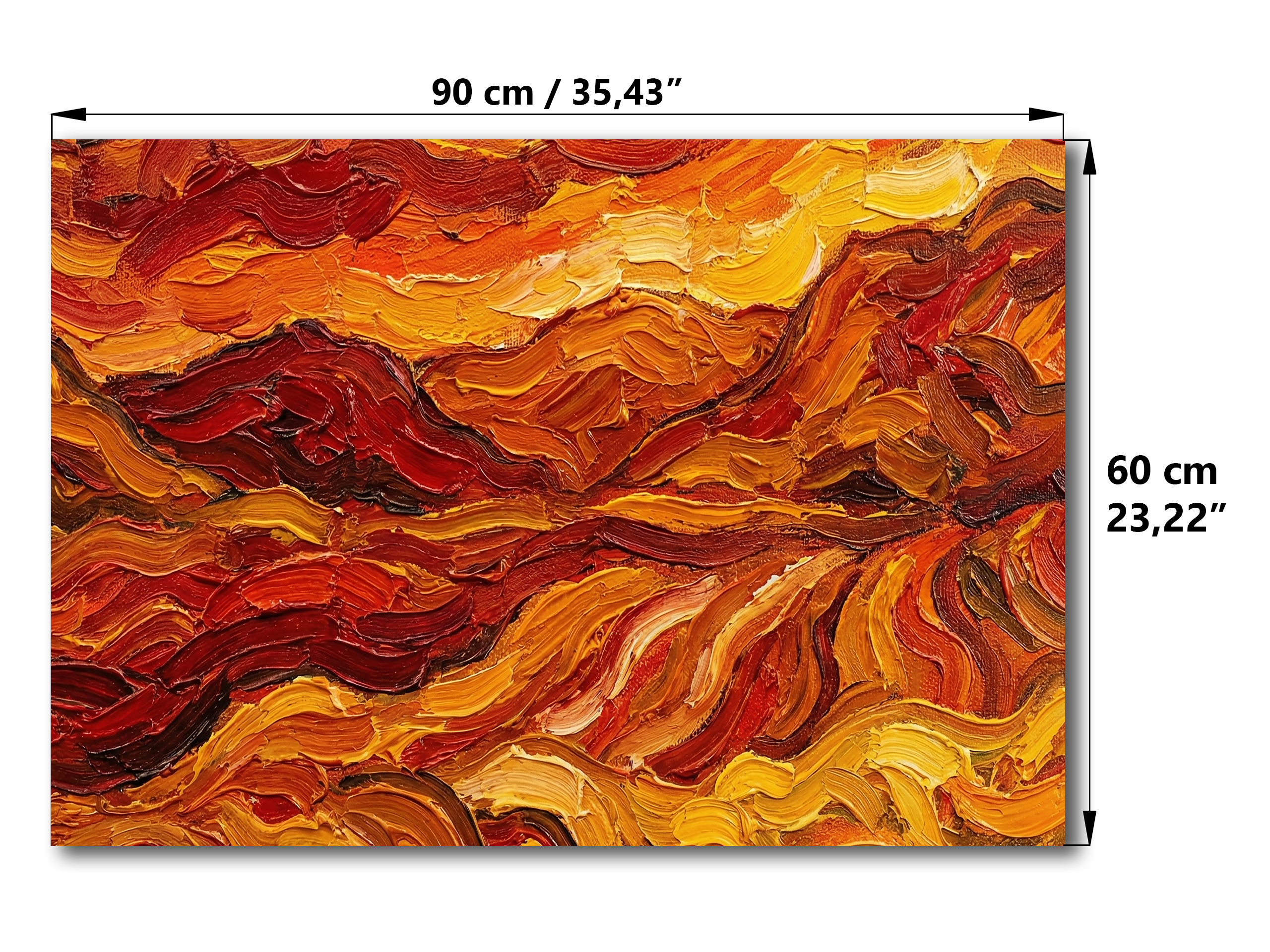 Concept Crystal ® Magnetic Metal Board – Dry-Erase Wall Board & Strong Magnet Bulletin Board for Offices, Homes & Classrooms – Modern & Durable Wall Organizer : Molten Pigment