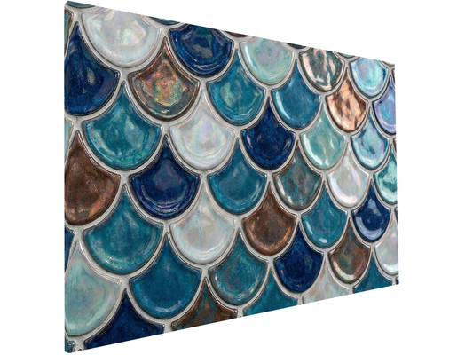 Lavagna Memo Magnetica Industriale Concept Crystal, Pannello in Metallo Cancellabile Resistente