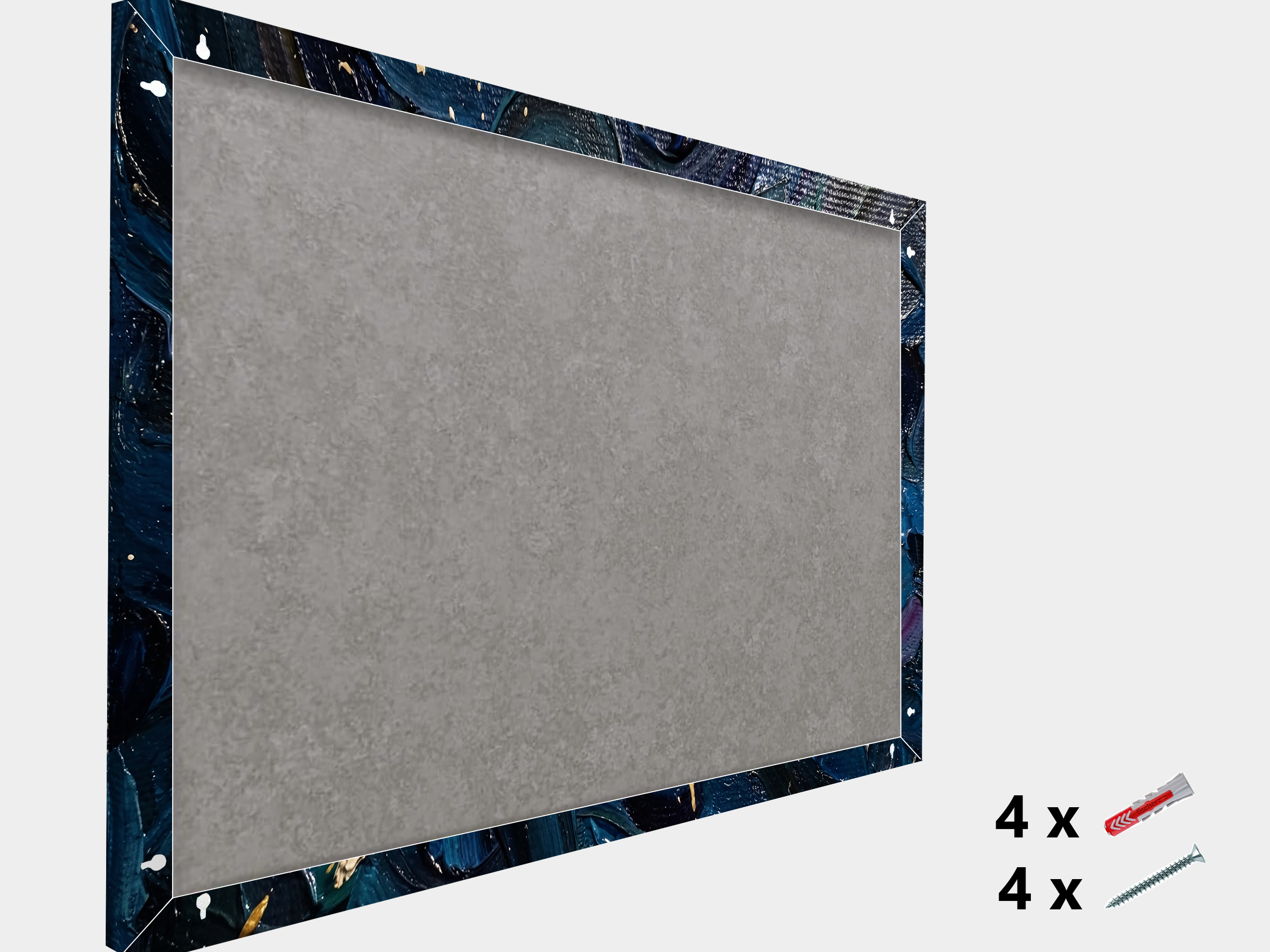 Concept Crystal Pizarra Blanca Magnética Minimalista, Panel Metálico para Escritura, Borrable