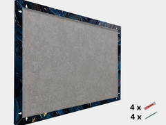 Concept Crystal Pizarra Blanca Magnética Minimalista, Panel Metálico para Escritura, Borrable