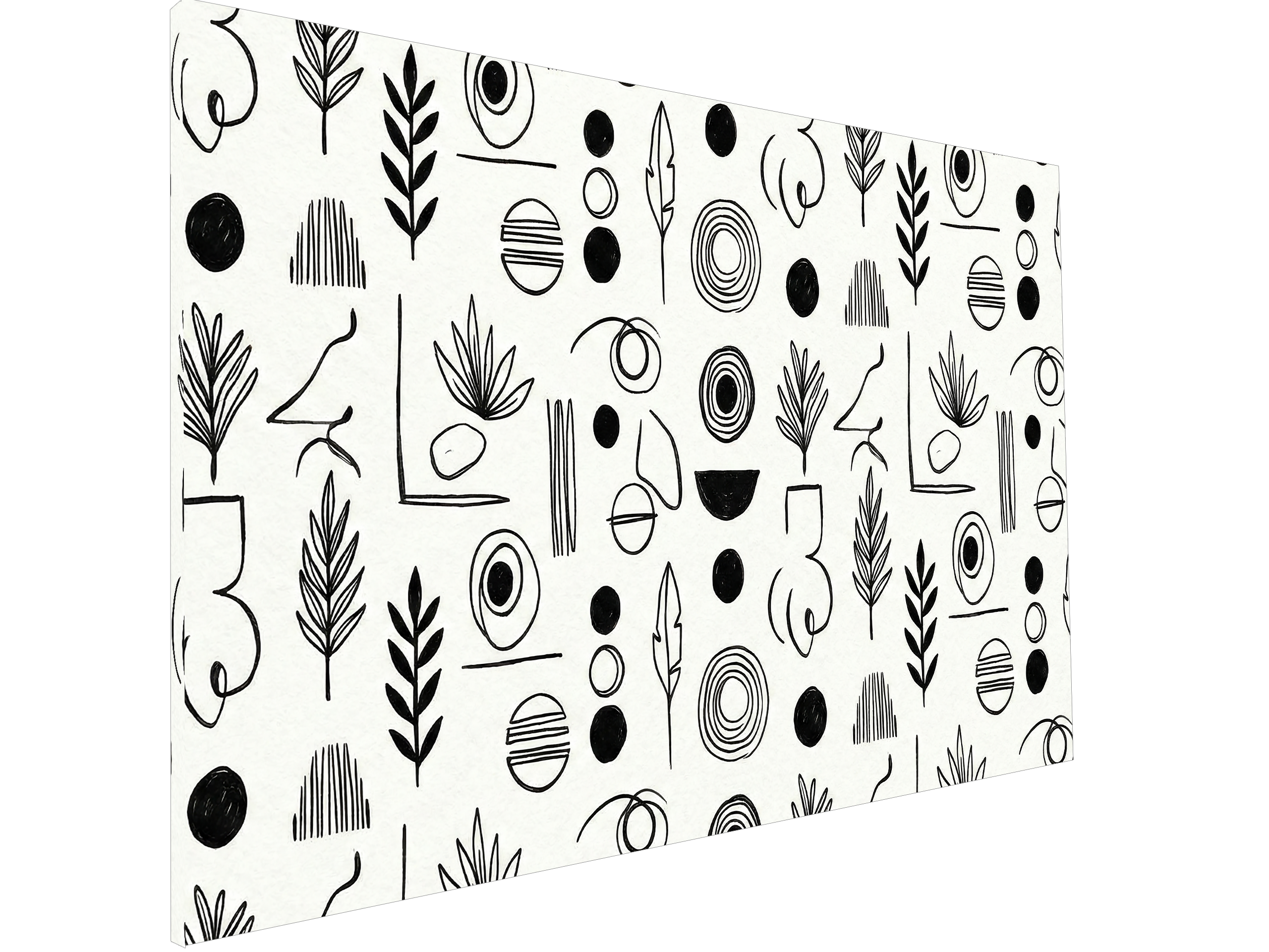 Concept Crystal ® Magnetic Metal Board – Dry-Erase Wall Board & Strong Magnet Bulletin Board for Offices, Homes & Classrooms – Modern & Durable Wall Organizer : Surreal Sketches
