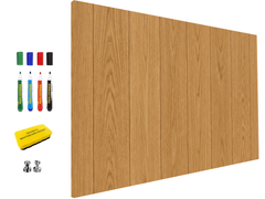 Concept Crystal ® Magnetic Metal Board – Dry-Erase Wall Board & Strong Magnet Bulletin Board for Offices, Homes & Classrooms – Modern & Durable Wall Organizer : Timber Columns