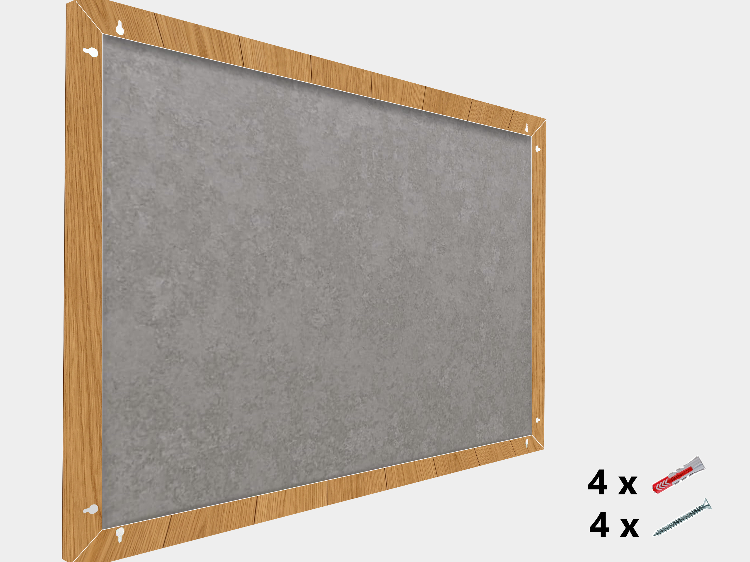 Concept Crystal ® Magnetic Metal Board – Dry-Erase Wall Board & Strong Magnet Bulletin Board for Offices, Homes & Classrooms – Modern & Durable Wall Organizer : Timber Columns
