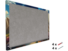 Magnetic Metal Board – Dry-Erase Wall Board & Strong Magnet Bulletin Board for Offices, Homes & Classrooms – Modern & Durable Wall Organizer : Colourful cat 1