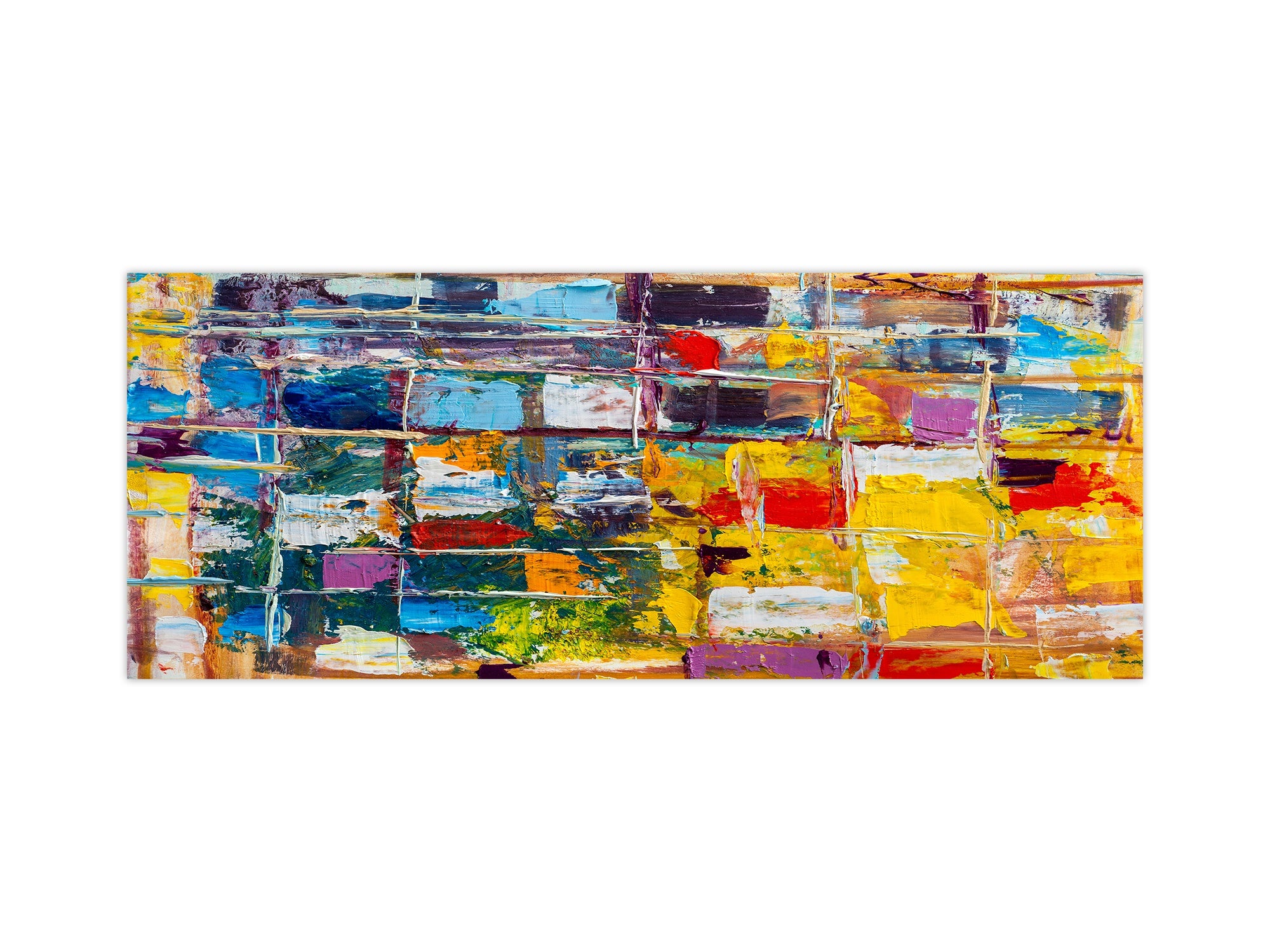 Contemporary glass kitchen panel - Wide format wall backsplash BBS30 w/wo magnetic properties : Art. Series : Abstract art background