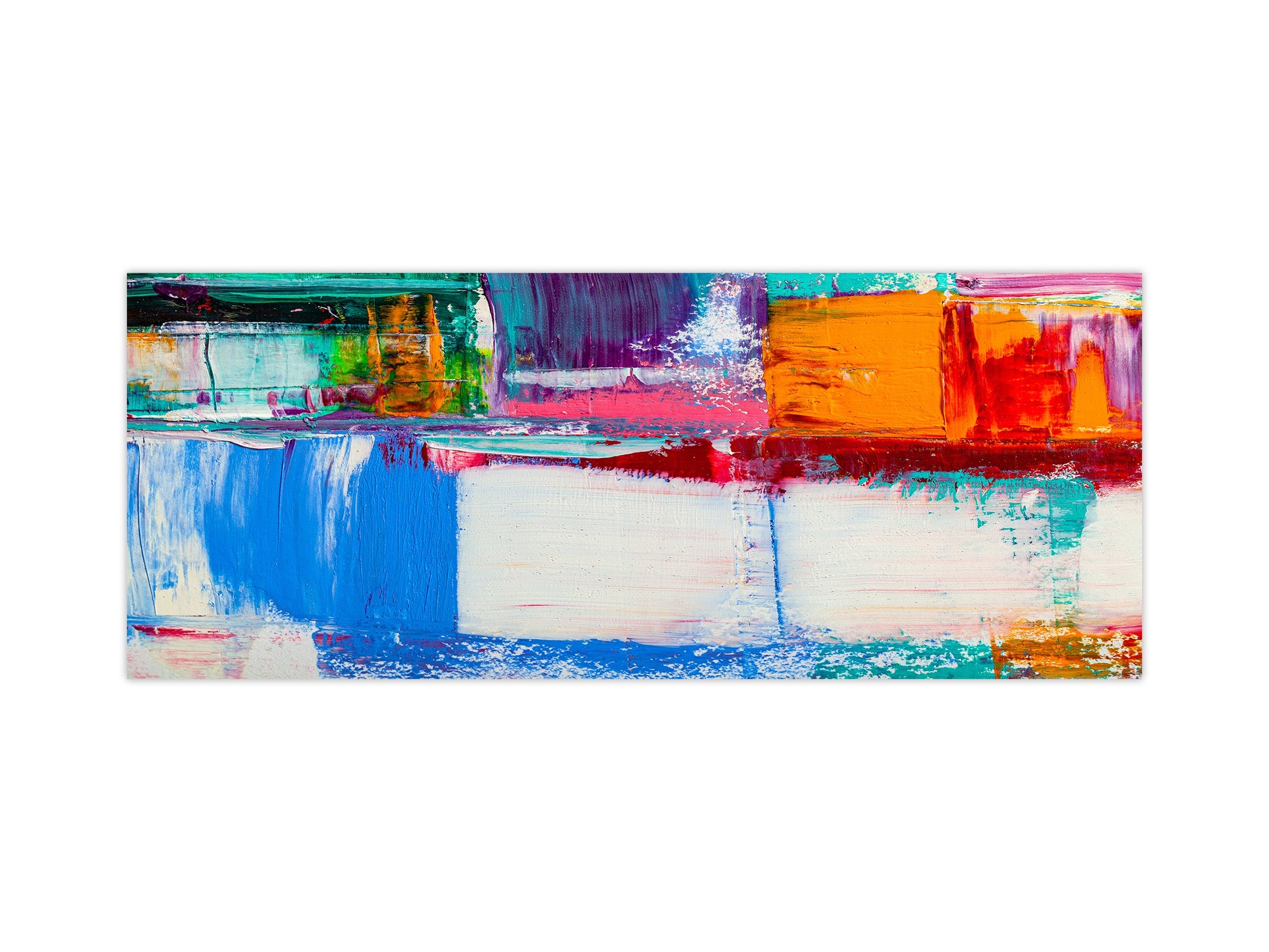 Contemporary glass kitchen panel - Wide format wall backsplash BBS30 w/wo magnetic properties : Art. Series : Abstract art background 5