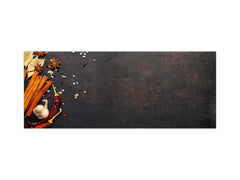 Toughened printed glass backsplash - Kitchen wall splashback BBS33 w/wo magnetic properties : Herbs and spices series : Cinnamon sticks