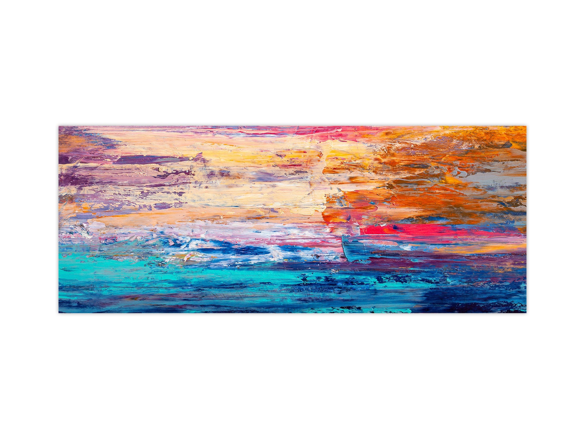 Contemporary glass kitchen panel - Wide format wall backsplash BBS30 w/wo magnetic properties : Art. Series : Abstract art background 7