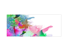 Stylish glass backsplash - Photo glass upstand BBS31 w/wo magnetic properties : Textures series : Colourful background