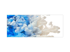 Contemporary glass kitchen panel - Wide format wall backsplash BBS30 w/wo magnetic properties : Art. Series : Paint explosion