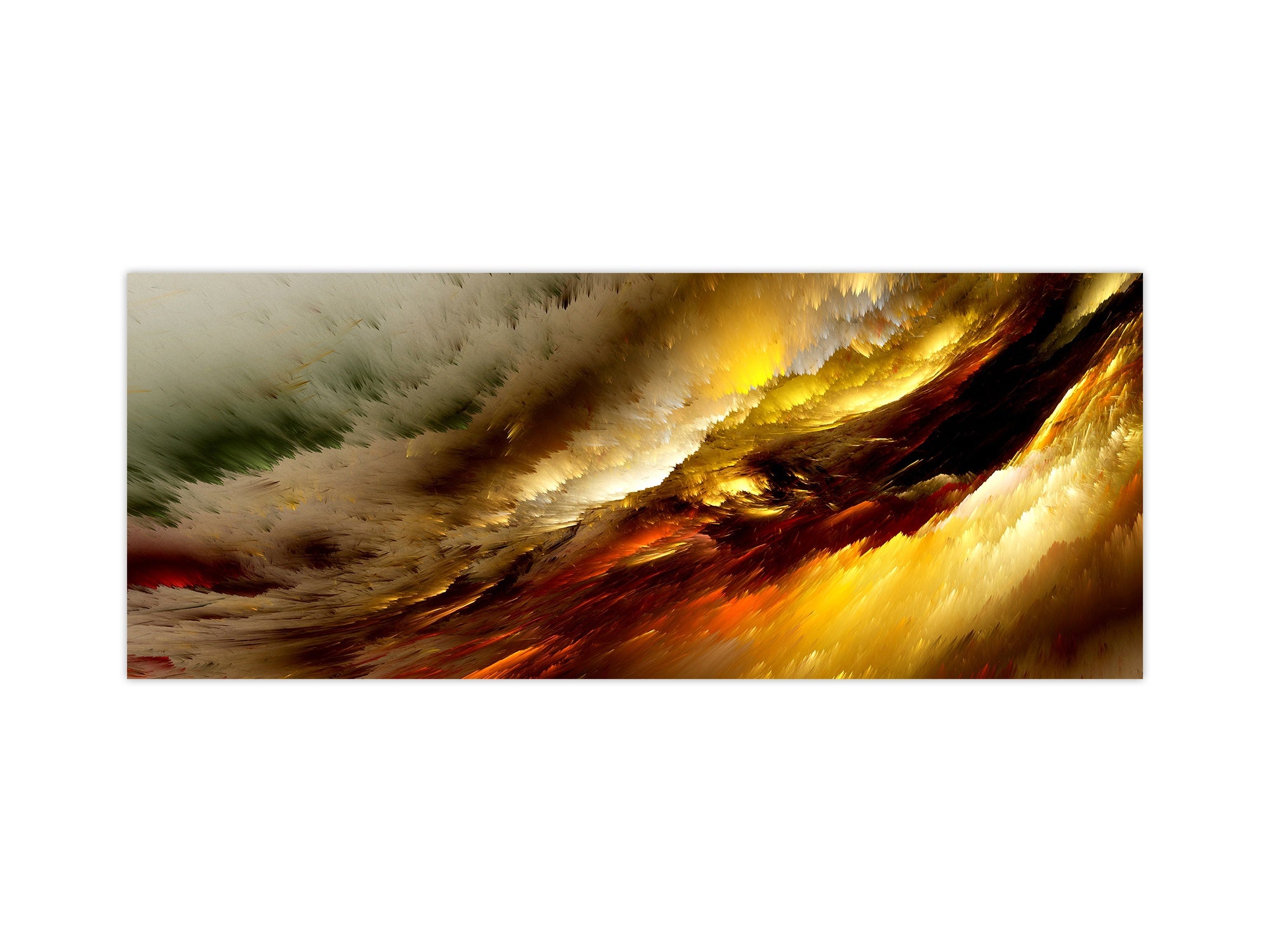 Wide format Wall panel - Design backsplash BBS34 w/wo magnetic properties : Miscellaneous series : Colourful thunderstorm