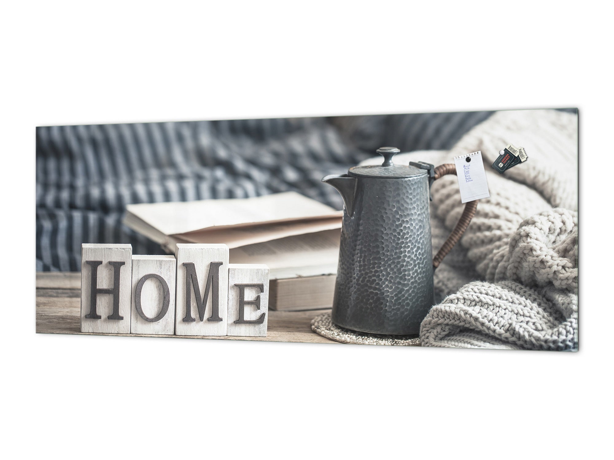 Wide format Wall panel - Design backsplash BBS34 w/wo magnetic properties : Miscellaneous series : Home