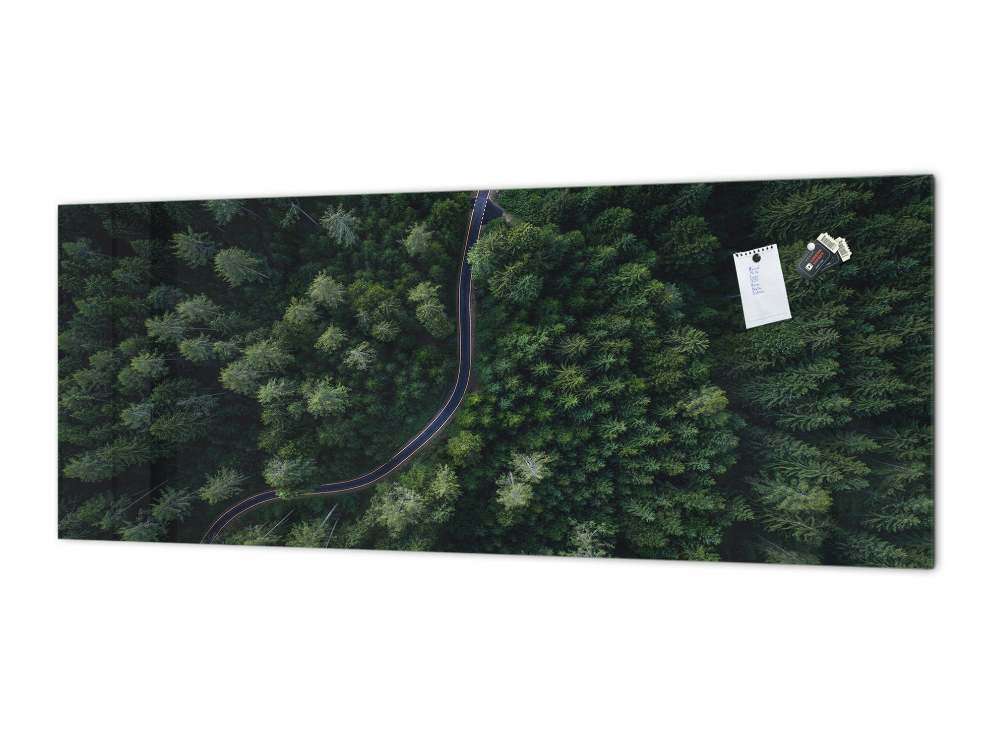 Wide format Wall panel - Design backsplash BBS34 w/wo magnetic properties : Miscellaneous series : Forest road