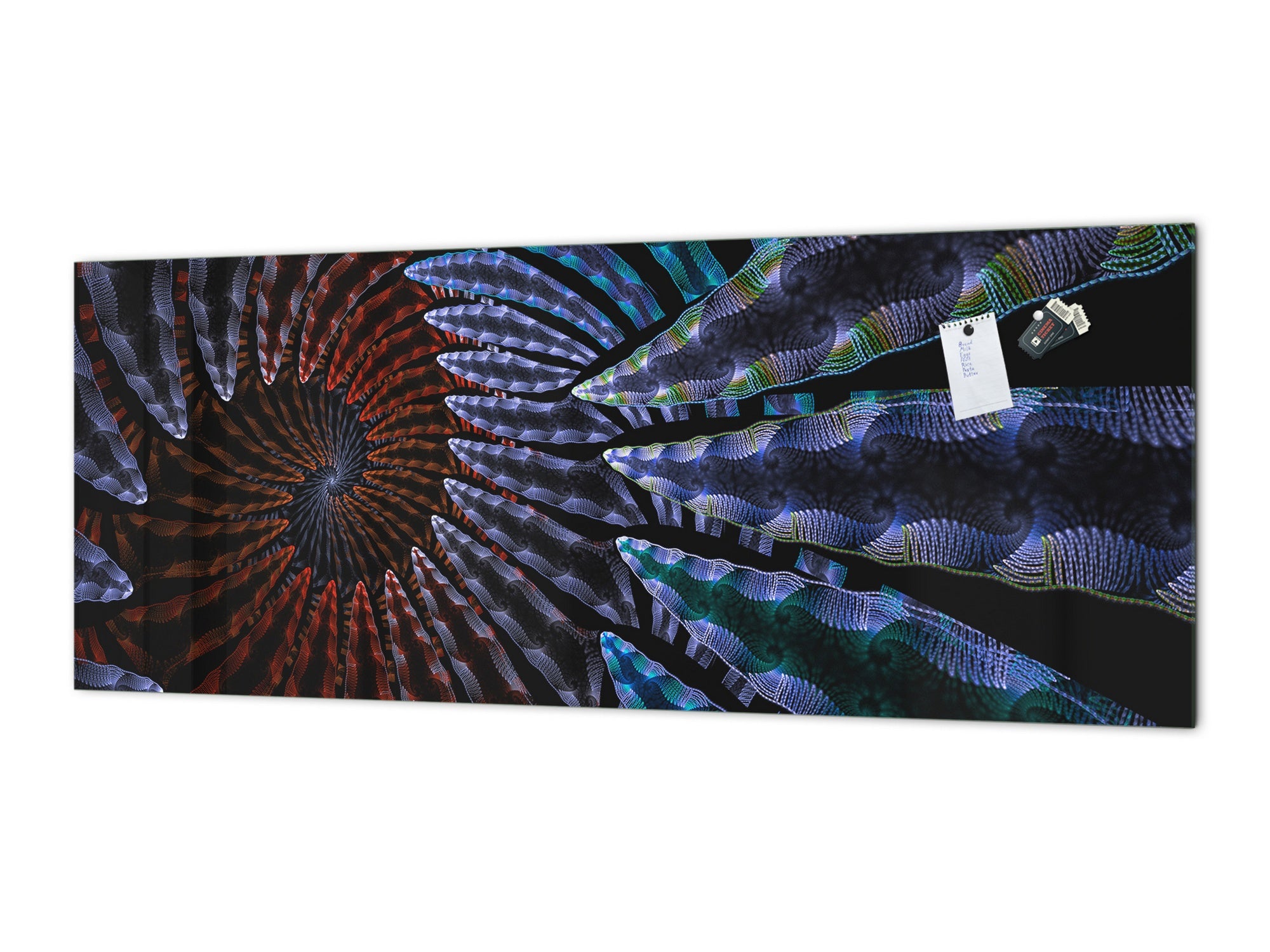 Wide format Wall panel - Design backsplash BBS34 w/wo magnetic properties : Miscellaneous series : Colour fireworks