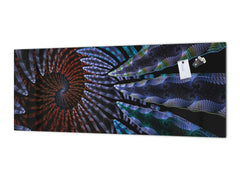 Wide format Wall panel - Design backsplash BBS34 w/wo magnetic properties : Miscellaneous series : Colour fireworks