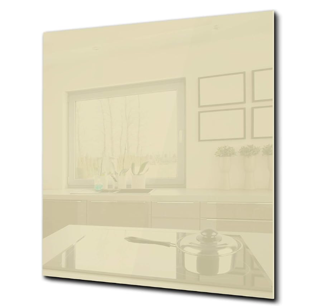 Toughened glass backsplash – BS26B Beige