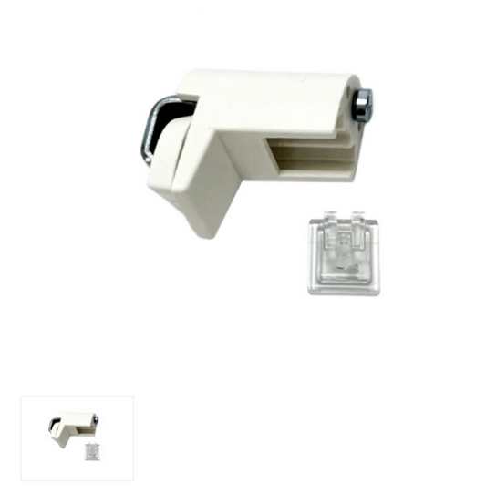 Installation kit for pleated blinds without drilling