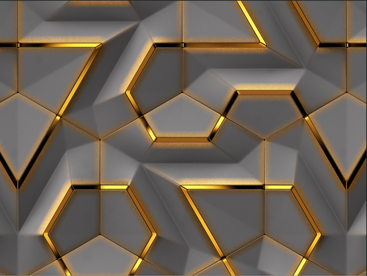 Pedido especial: Tablero de cocina de VIDRIO templado - Cubierta de estufa resistente a impactos y rayones - 80x60cm - Esquinas CUADRADAS - DD39 Serie Colorful Variety: Módulos geométricos brillantes