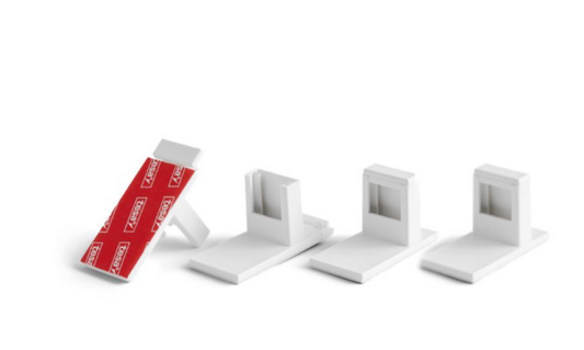 Montagesets: Klebebefestigungen + Standardhaken