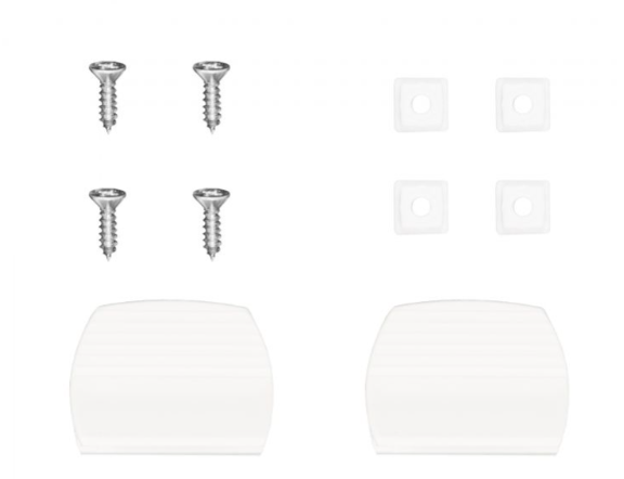 Installation set for Custom Pleated Blinds - Secure drill-mount